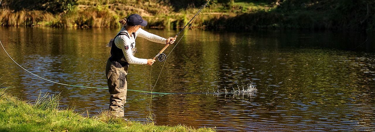 Fly fishing course river Mörrum